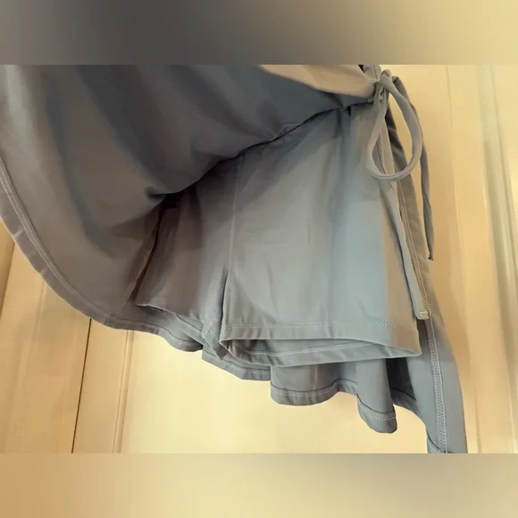 NWT- HALARA - Light Blue Tie-Waist Skort - size S - Picture 7 of 11